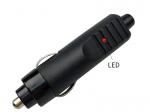 Auto Male Plug Cigarette Lighter Adapter with LED